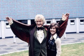 Doctor Who's Jon Pertwee and Elisabeth Sladen
