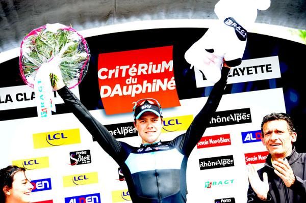 Edvald Boasson Hagen (Team Sky) celebrates his stage win