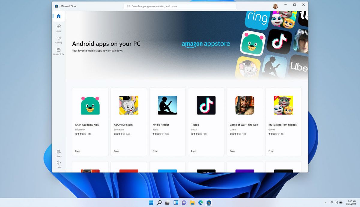 Windows 11 android apps