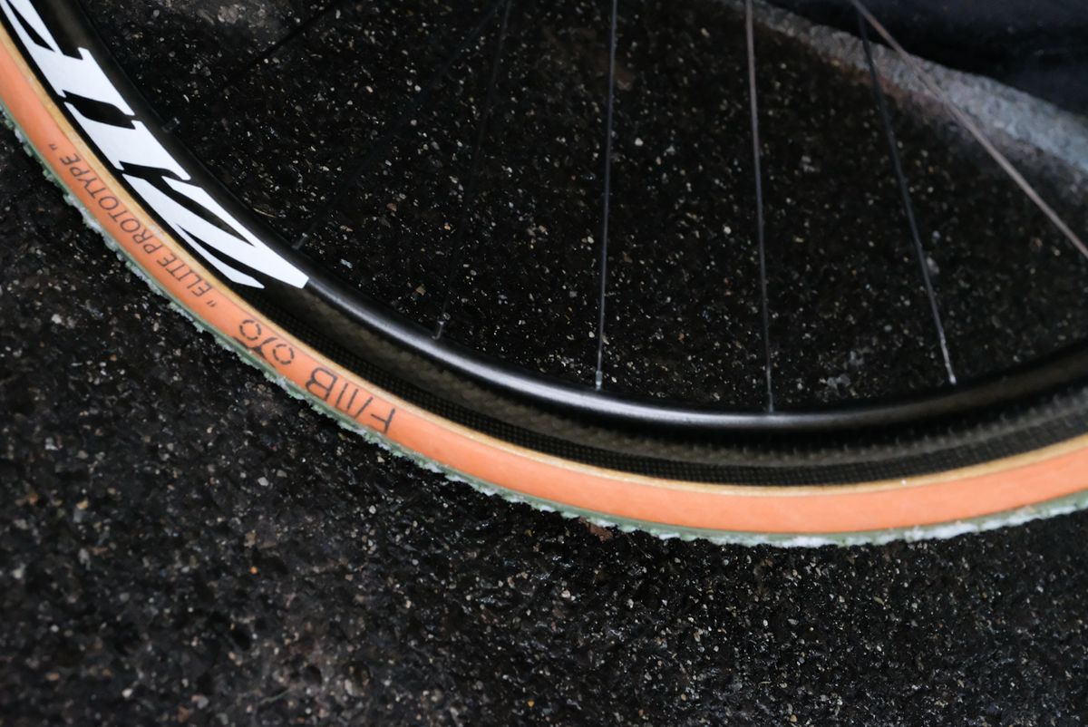 Powers had some FMB prototype tyres but opted for file treads in the race