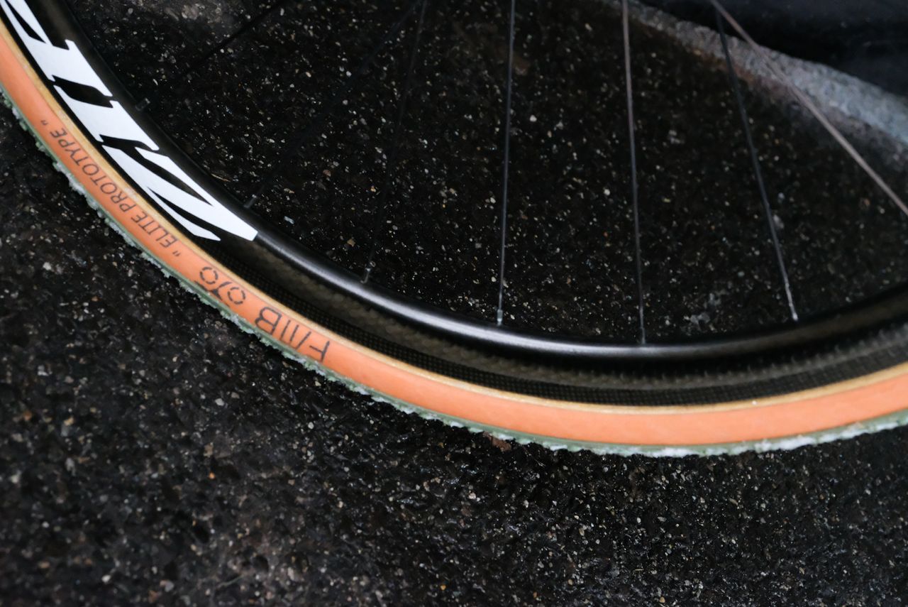 Powers had some FMB prototype tyres but opted for file treads in the race