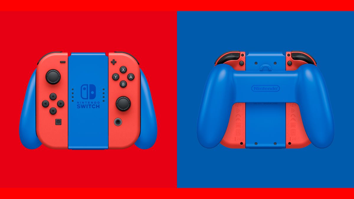 The new Nintendo Switch Mario Red and Blue console is now