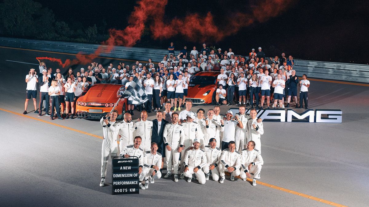 This wild Mercedes-AMG concept car just demolished several EV distance records – including driving 'around the world' in eight days