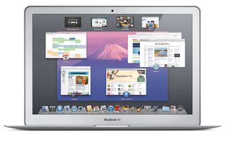 The Mission Control feature in MacOS X 10.7 Lion