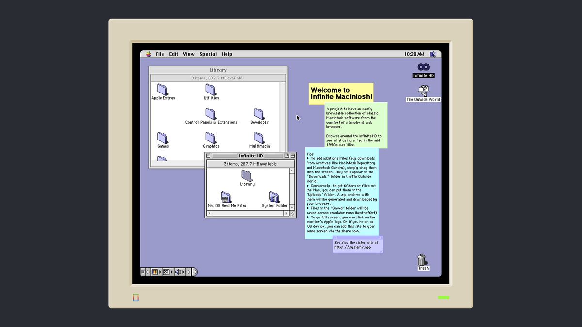 Sekarang Anda dapat menjalankan Mac OS 8 dan Mac OS 7 klasik langsung di browser Anda