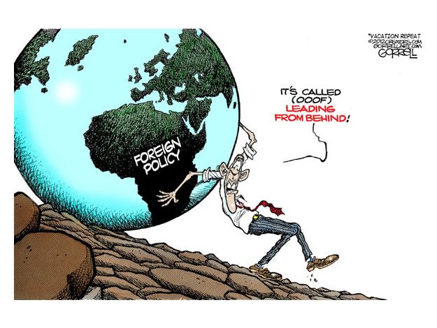 Obama cartoon foreign policy