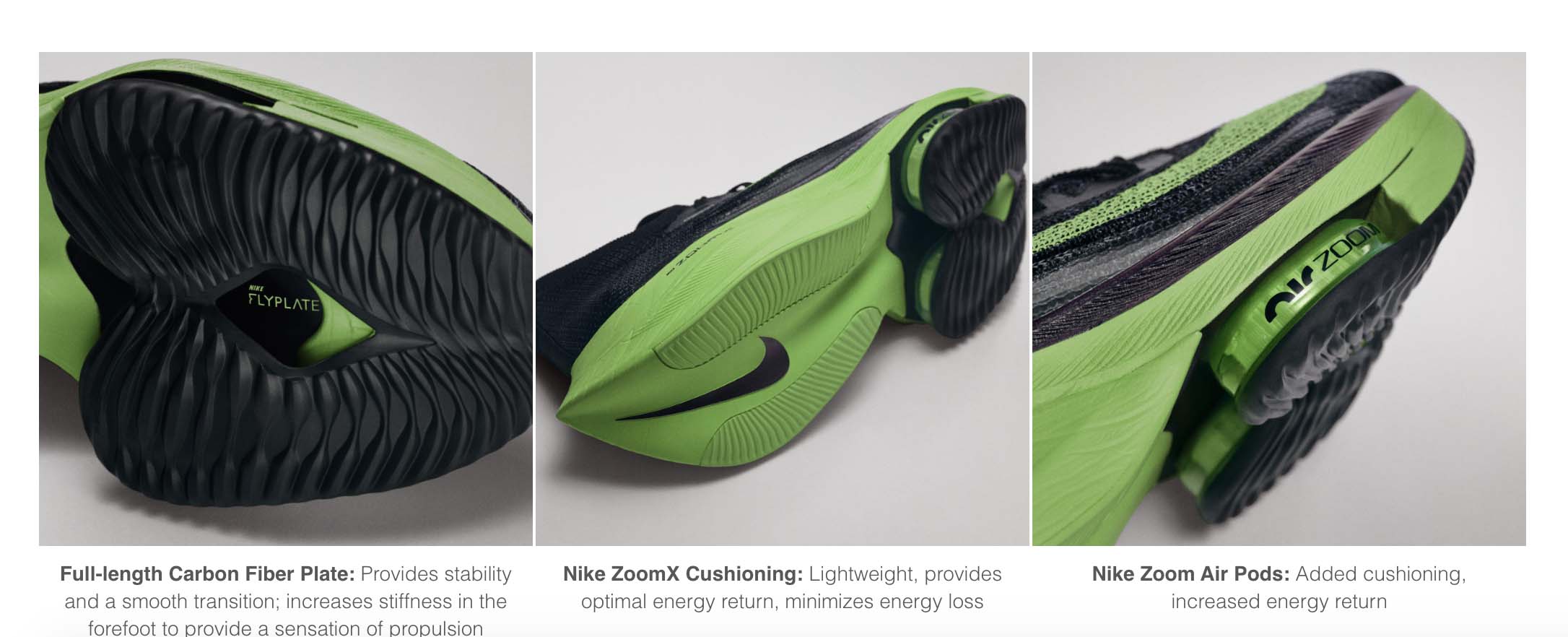 Nike's Air Zoom Alphafly NEXT% pack Air Pods and are ready to break records