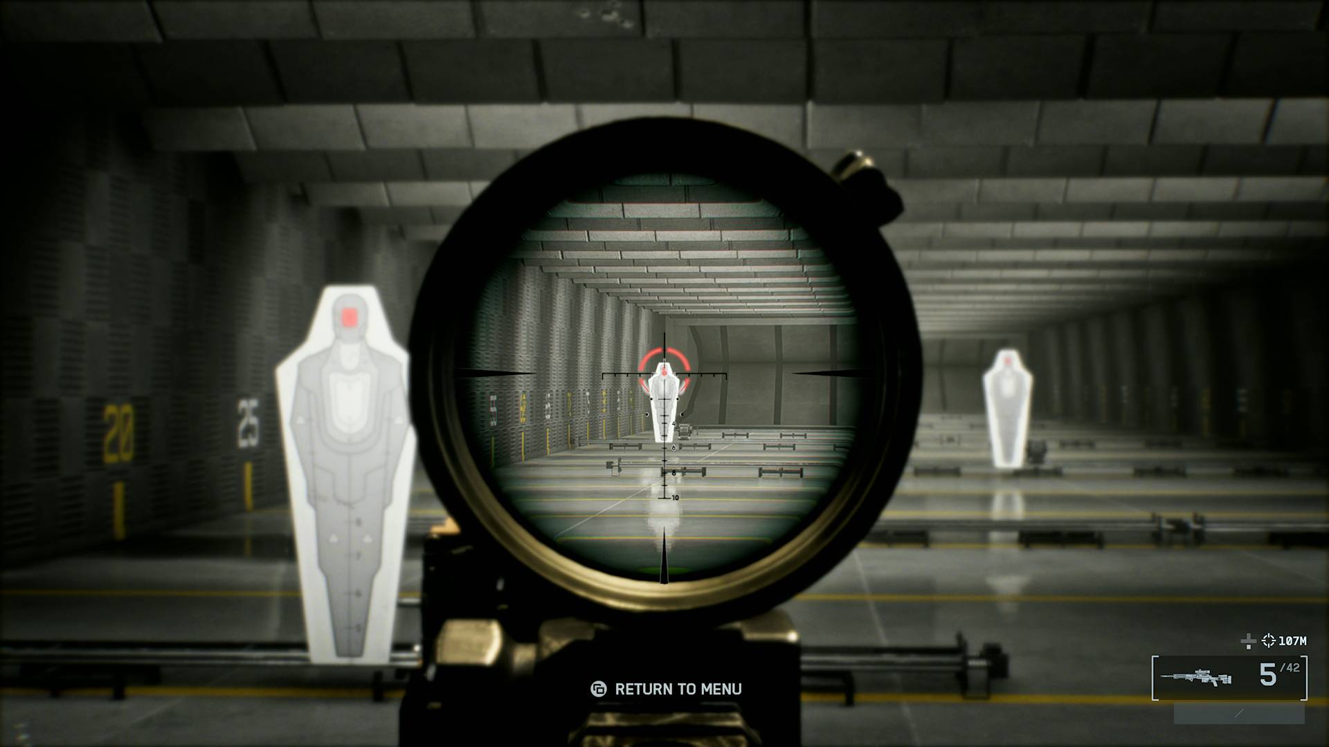 Battlefield 6 range finder used in practice range