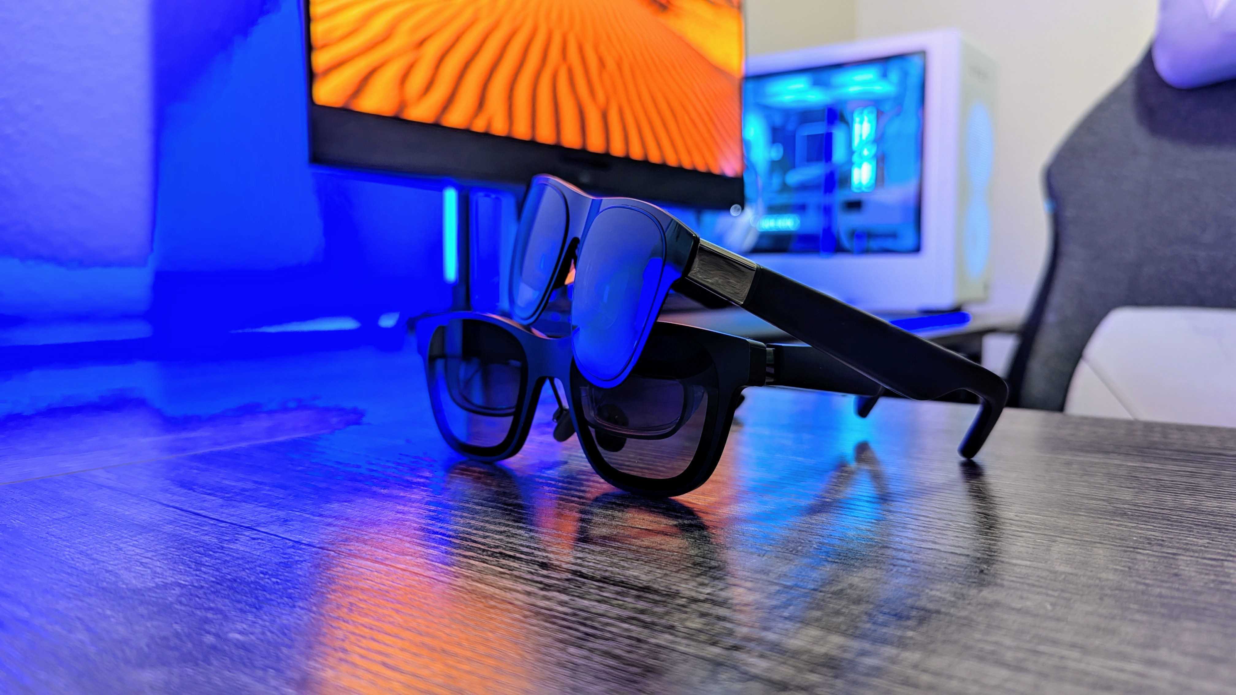Image of the XREAL One Pro AR glasses.