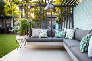add color and pattern: outdoor cushions