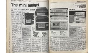 What Hi-Fi? March 1981 mini systems test spread