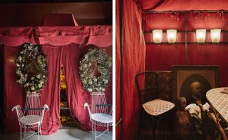 The Séance room tent by Dimore Studio