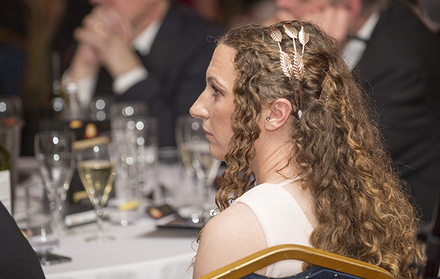 Lora Hawkins from Willow Farm, winner of the NAF Five Star Riding Club of the Year award