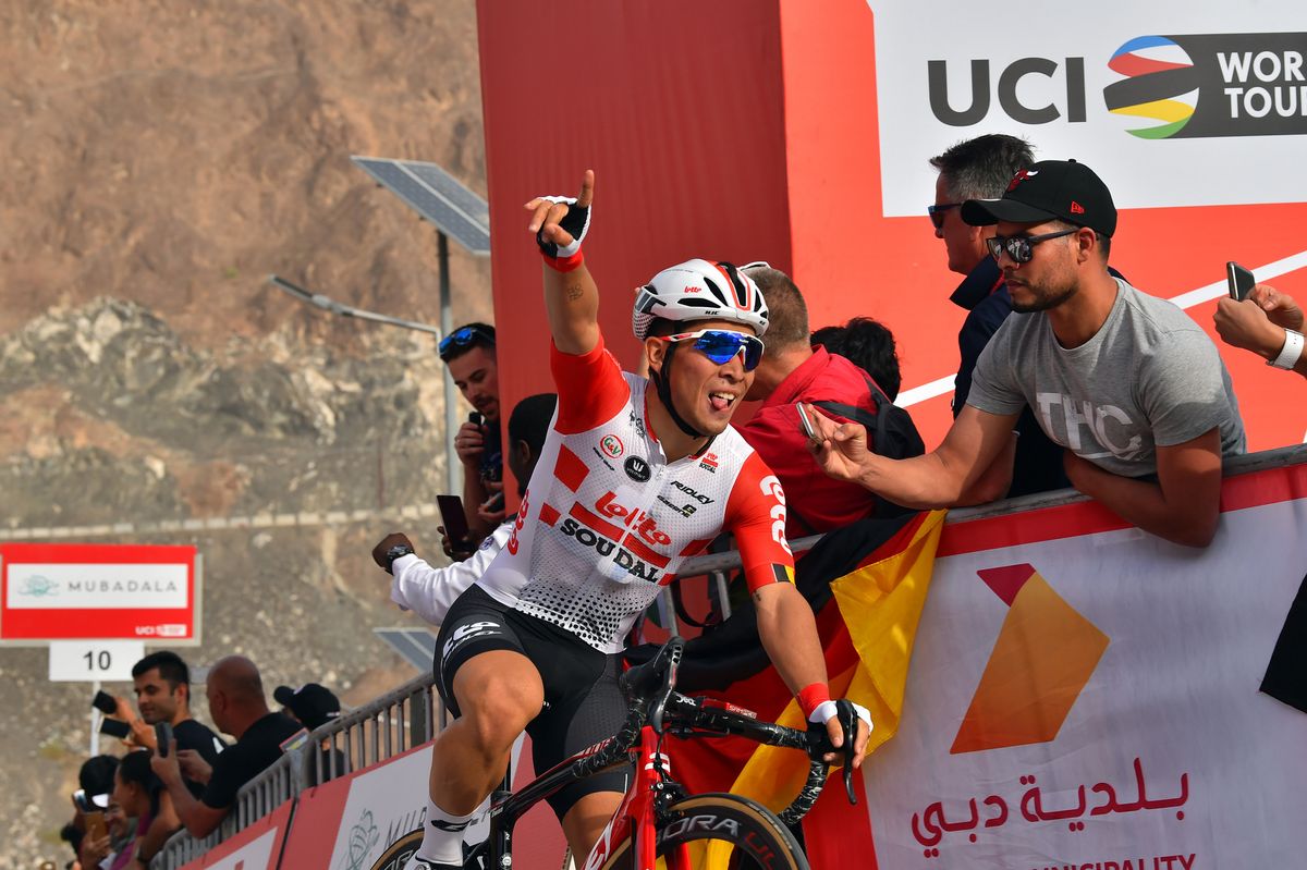 Joy for Ewan on Hatta Dam