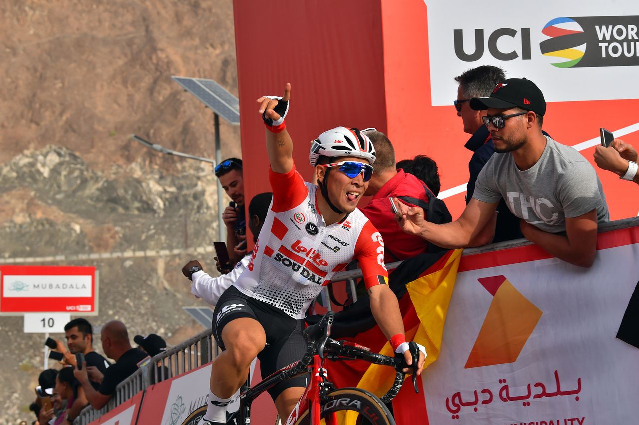 Joy for Ewan on Hatta Dam