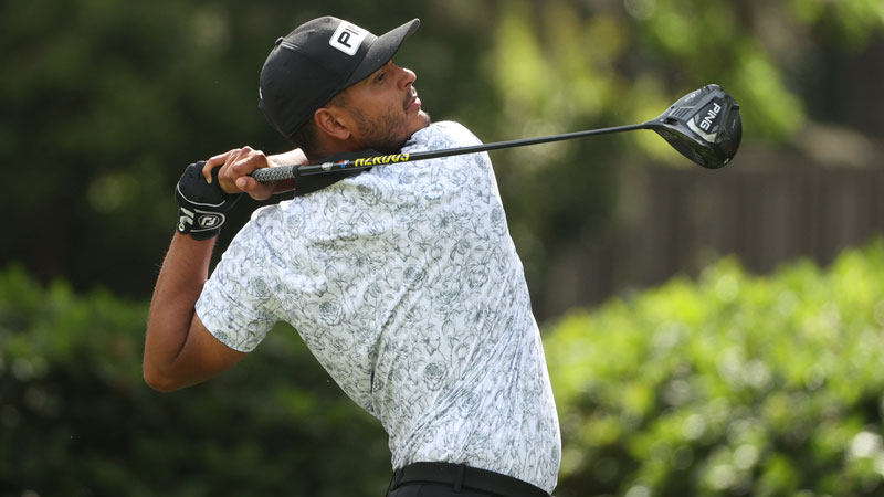 What A Load Of Rubbish! Watch Muñoz Hit Tee Shot Into A Bin | Golf Monthly