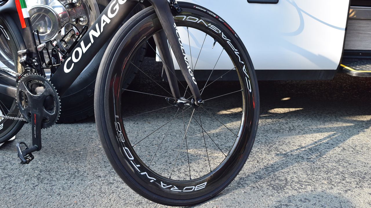 Kristoff opted for 60mm rims for the Hell of the North