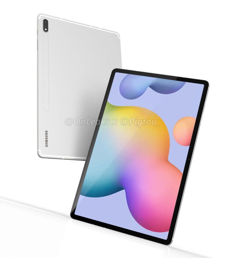 Samsung Galaxy Tab S7 Plus Cad Render