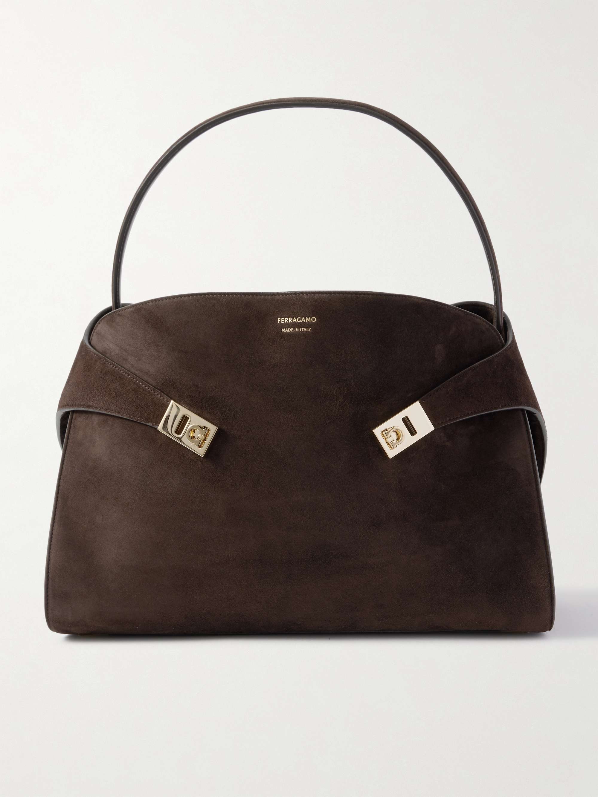 Hug Medium Suede Tote