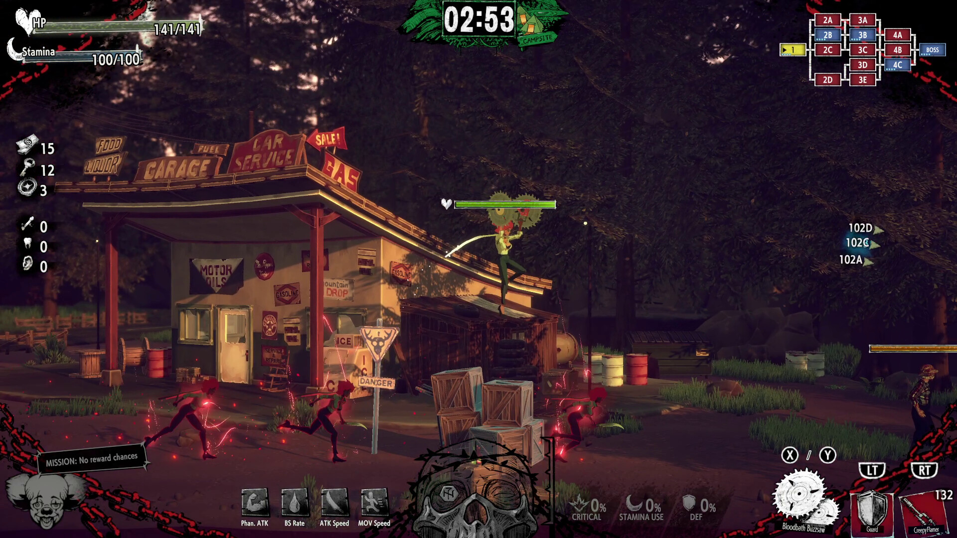 Combat in Hotel Barcelona.