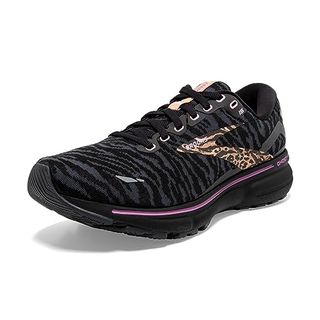 Brooks Women's Ghost 15 Neutral Running Shoe - Black/spring Crocus/sunburn - 5 Medium