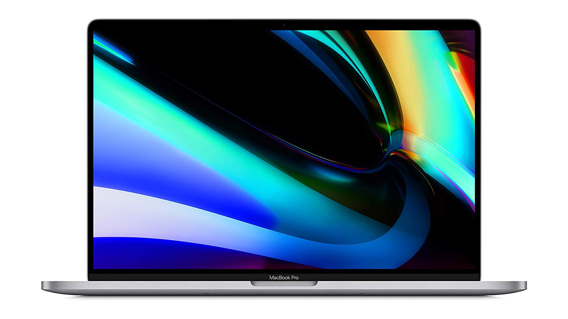 Front-on image of the MacBook Pro (16-inch, 2019)