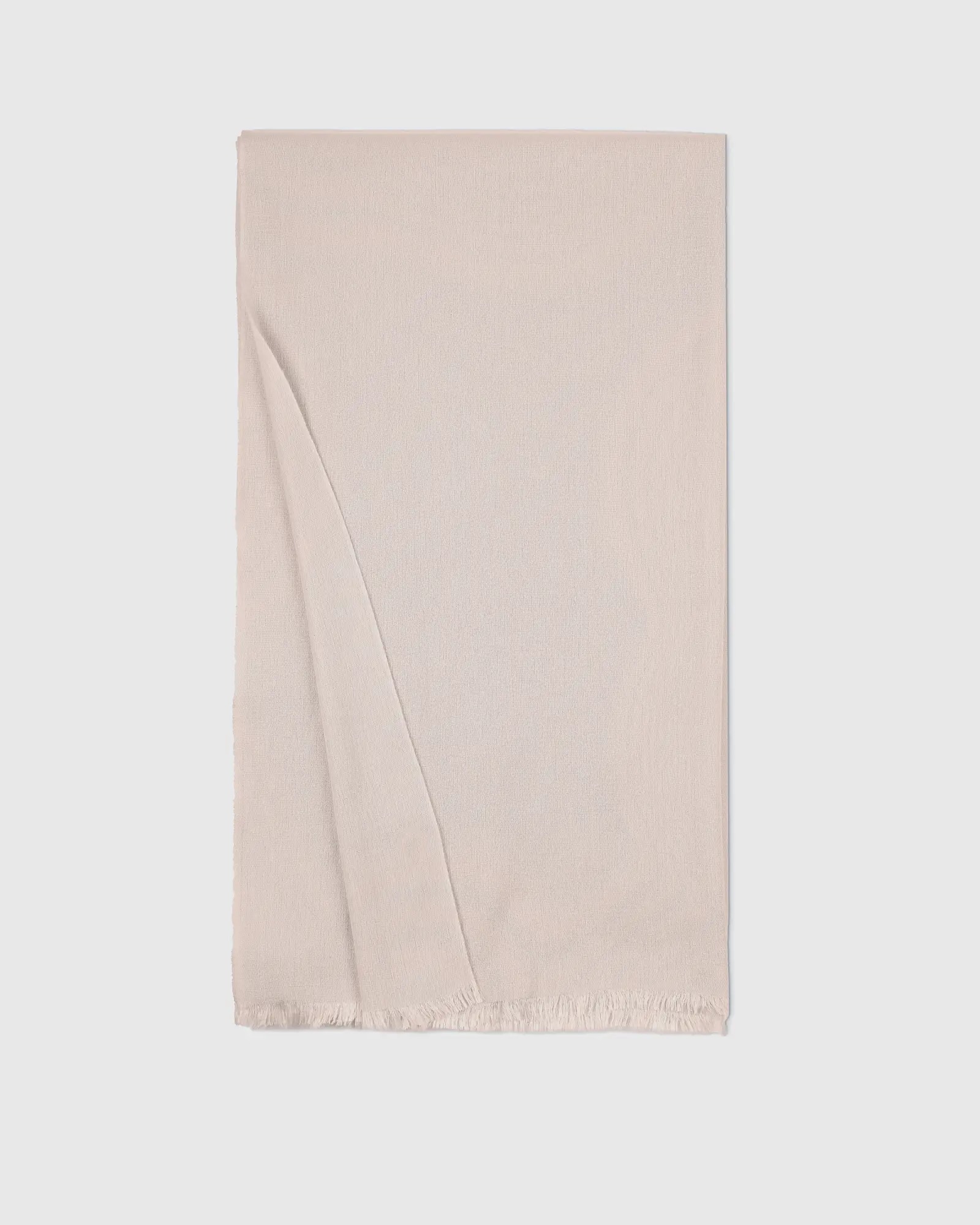 Quince, Featherweight Cashmere Silk Frayed Edge Scarf