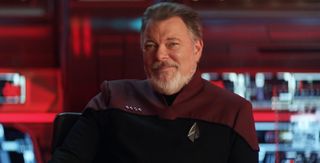 Waddaya know, it's Acting Captain Will Riker, commander of the USS Zheng He.