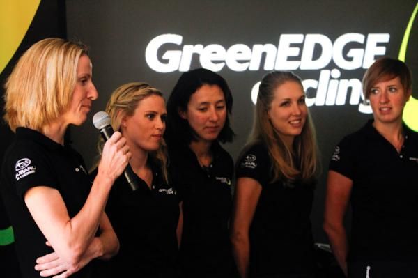 The GreenEDGE women are also in Adelaide.