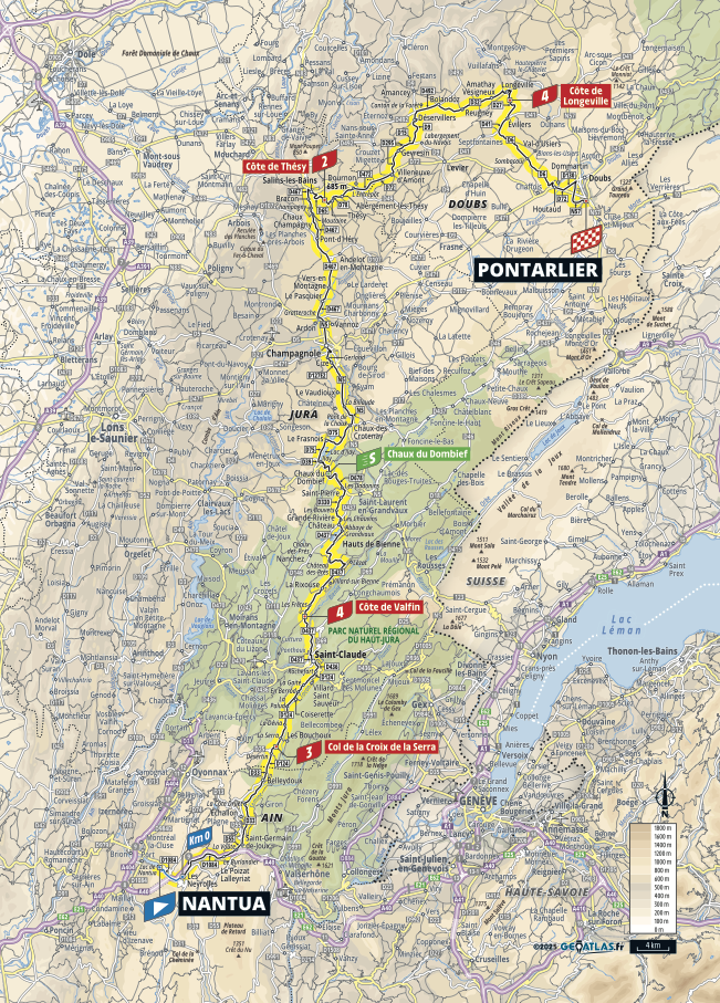 Maps of the 2025 Tour de France stages