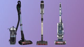 Shark Upright and cordless stick vacuums in the Stratos range