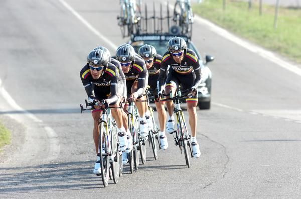 Colombia Coldeportes was last in the team time trial