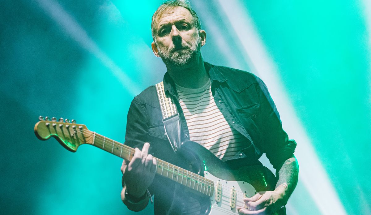 Christian Savill performs with Slowdive at the Tomavistas Festival in Madrid, Spain on May 20, 2022