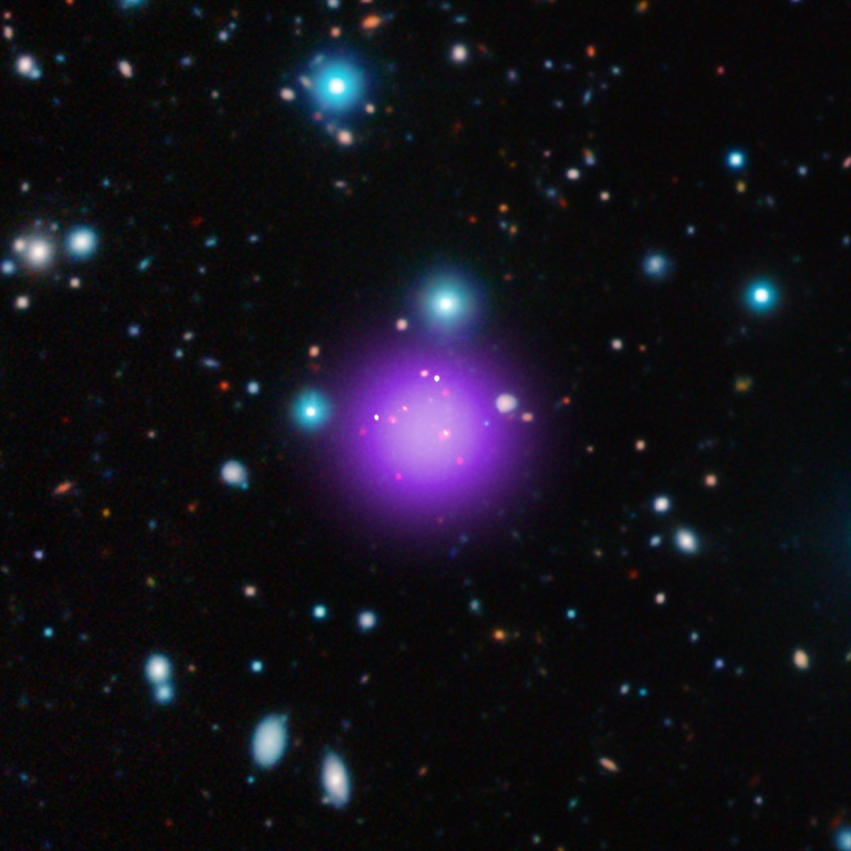 Galaxy Cluster 11.1 Billion Light-Years from Earth Is Most