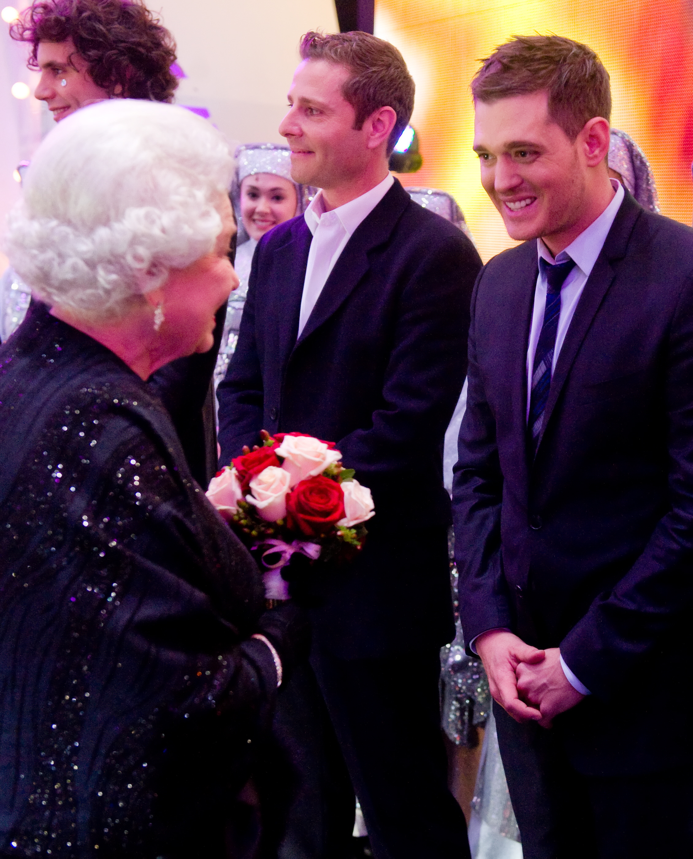 Michael Bublé meets Queen Elizabeth II