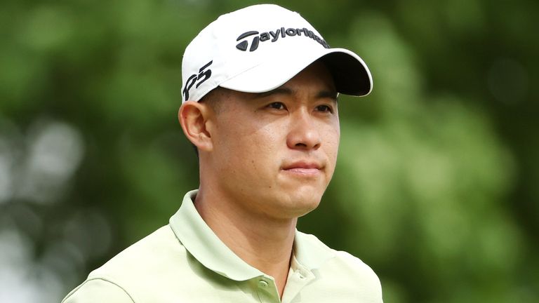 Collin Morikawa during the third round of the 2022 US Open