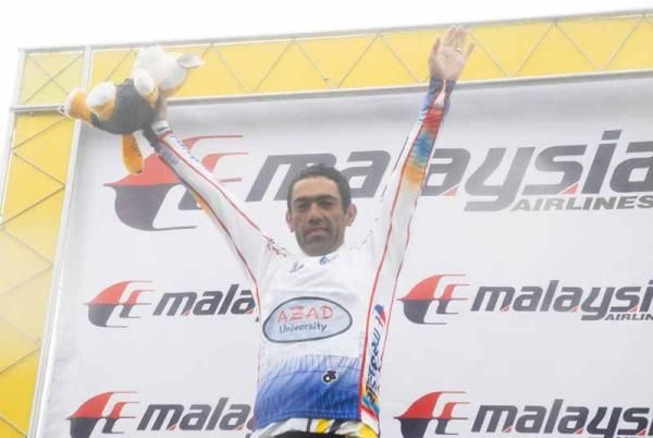 Mirsamad Pourseyedi G. (Azad University Cycling Team) is best Asian rider