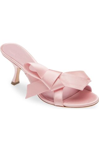 Bow Satin Sandal