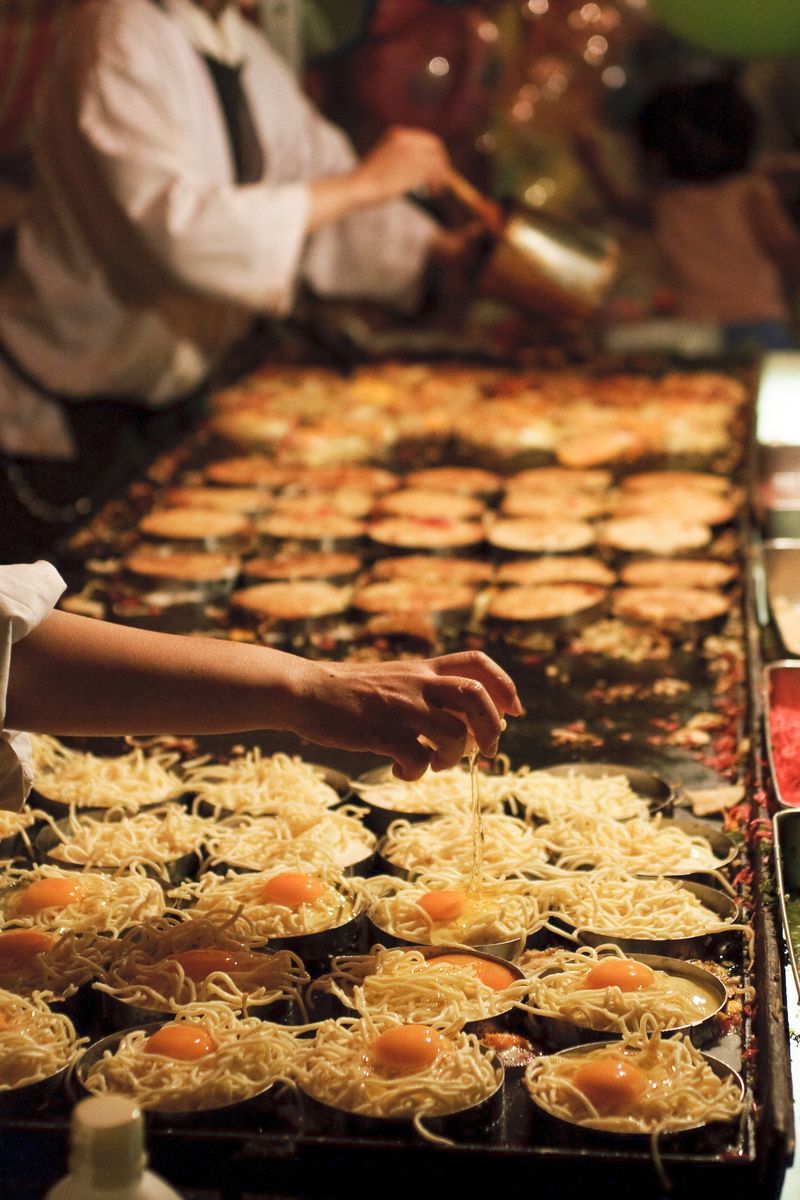 Sample Treats at a Food Festival