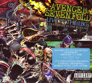 Avenged's live album cover art