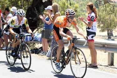 Miguel Minguez was first to attack second time up the climb.