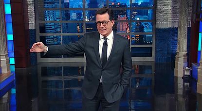 Stephen Colbert mocks Trump over made-up Swedish terrorism