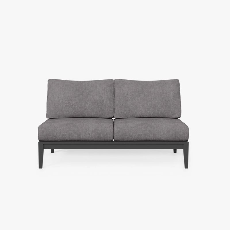 An armless loveseat from Outer, one of the best outdoor furniture brands in the us