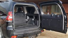 Toyota Land Cruiser boot open
