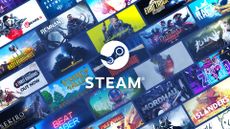 The home page for Steam