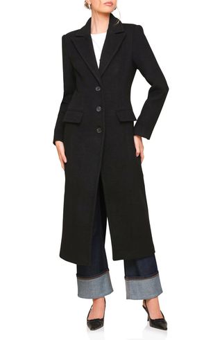 Cutaway Tailored Maxi Coat