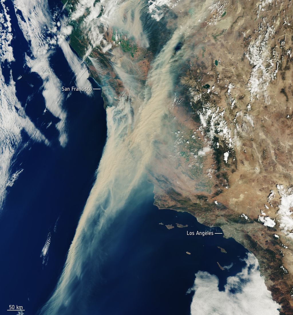 Raging California Wildfires Spotted From Space (photos) | Space