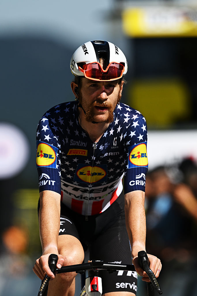 Quinn Simmons during the 2026 Tour