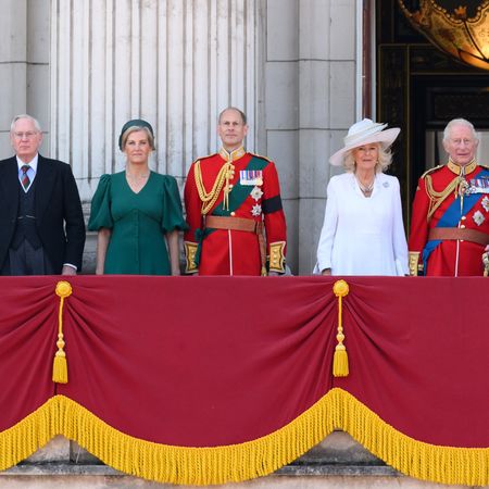 The Royal Family on the balcony at Trooping the Colour 2025