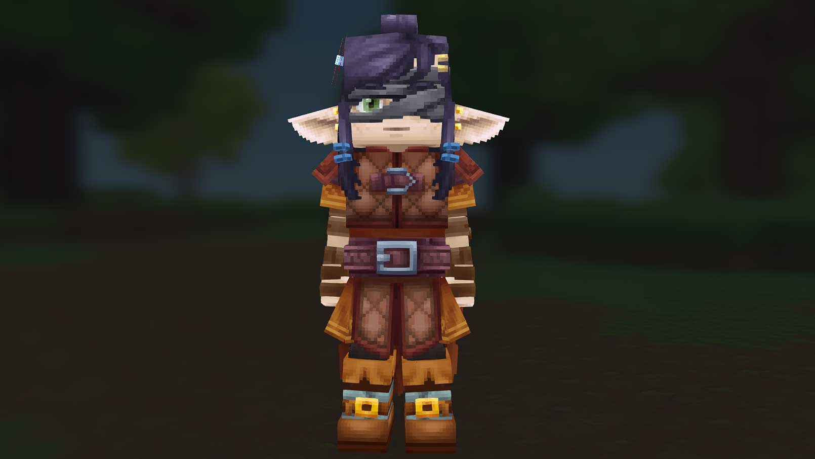 Hytale's new bandage variant revealing the left eye
